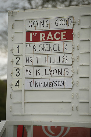 Kimblewick Hunts Point to Point at Kingston Blount Racecourse on Saturday 12th April 2014 Race 1 Confined Hunts Race.