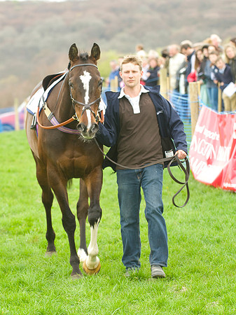 Kimblewick Hunts Point to Point at Kingston Blount Racecourse on Saturday 12th April 2014 Race 1 Confined Hunts Race.