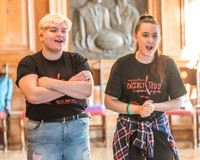 Sweeney Todd in rehearsal