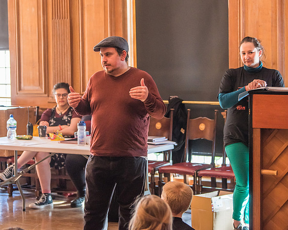 Sweeney Todd in rehearsal