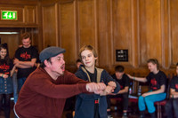 Sweeney Todd in rehearsal