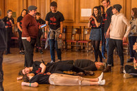 Sweeney Todd in rehearsal