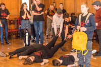 Sweeney Todd in rehearsal