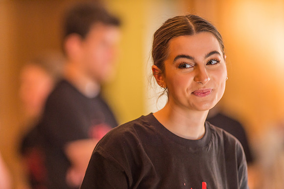 Sweeney Todd in rehearsal