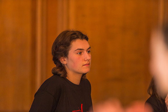 Sweeney Todd in rehearsal