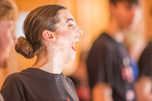 Sweeney Todd in rehearsal