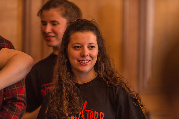 Sweeney Todd in rehearsal