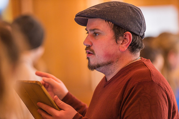 Sweeney Todd in rehearsal