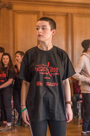 Sweeney Todd in rehearsal