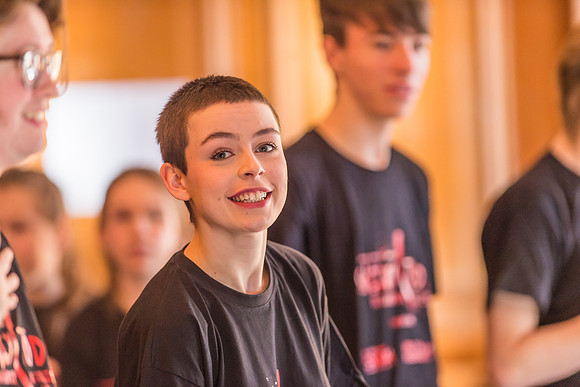 Sweeney Todd in rehearsal