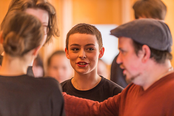 Sweeney Todd in rehearsal