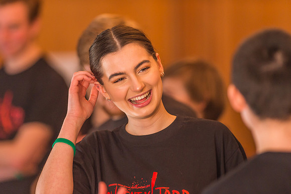 Sweeney Todd in rehearsal