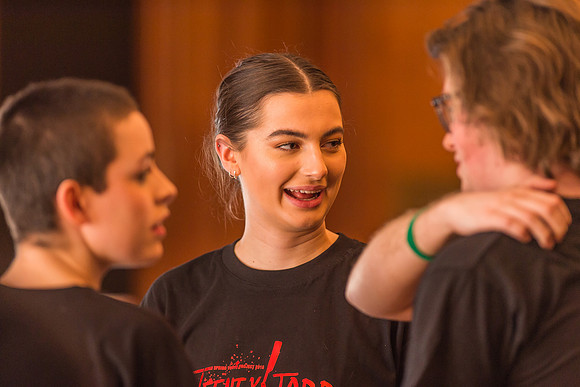 Sweeney Todd in rehearsal