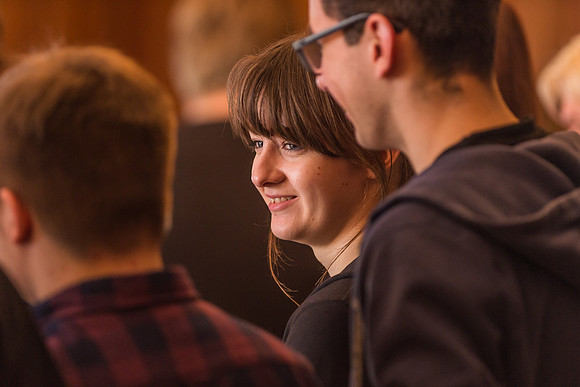 Sweeney Todd in rehearsal