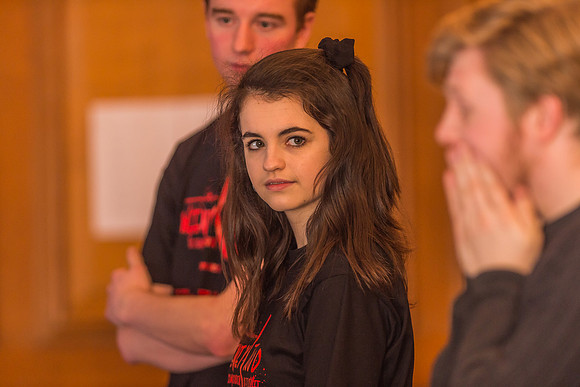 Sweeney Todd in rehearsal