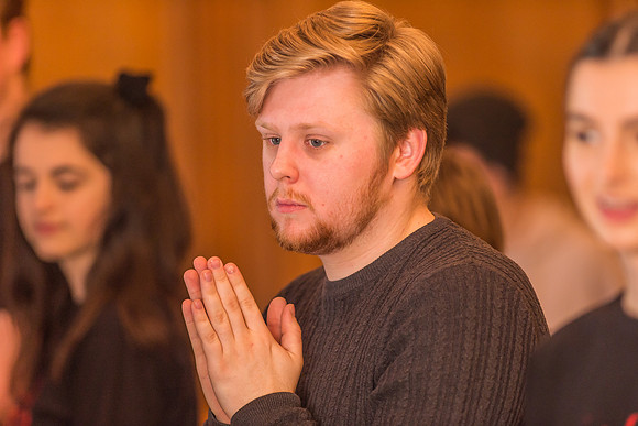 Sweeney Todd in rehearsal
