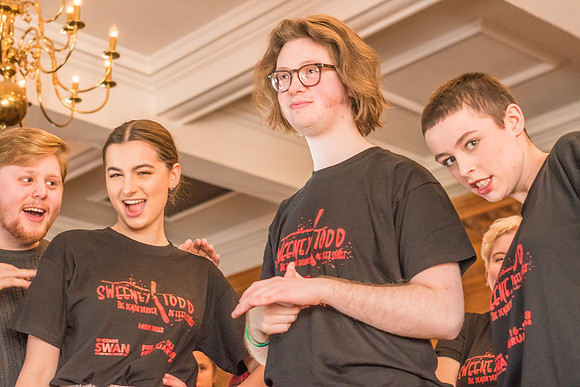 Sweeney Todd in rehearsal