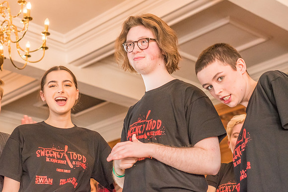 Sweeney Todd in rehearsal
