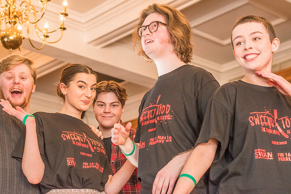Sweeney Todd in rehearsal