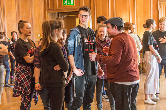 Sweeney Todd in rehearsal