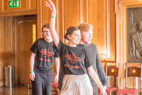 Sweeney Todd in rehearsal