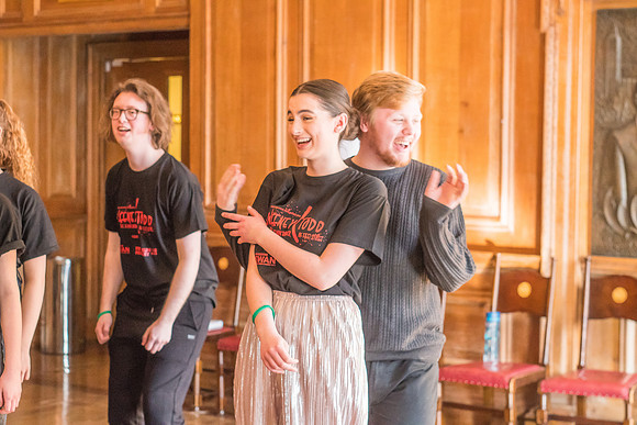 Sweeney Todd in rehearsal