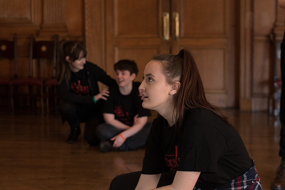 Sweeney Todd in rehearsal
