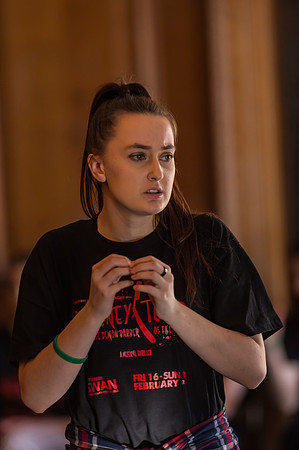 Sweeney Todd in rehearsal