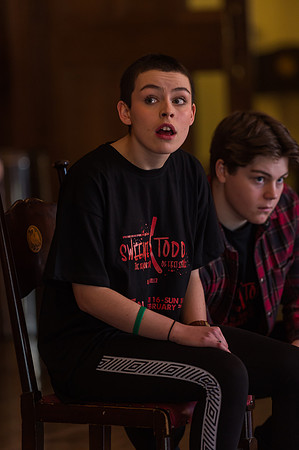 Sweeney Todd in rehearsal