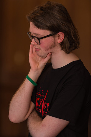 Sweeney Todd in rehearsal