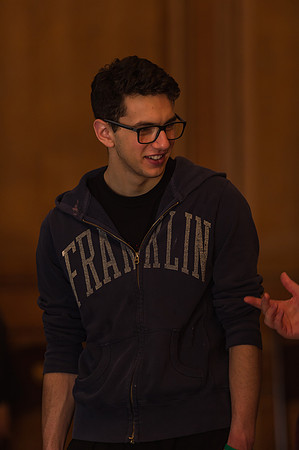 Sweeney Todd in rehearsal