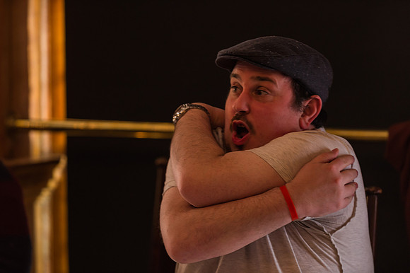 Sweeney Todd in rehearsal
