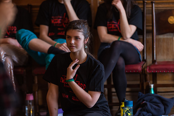 Sweeney Todd in rehearsal