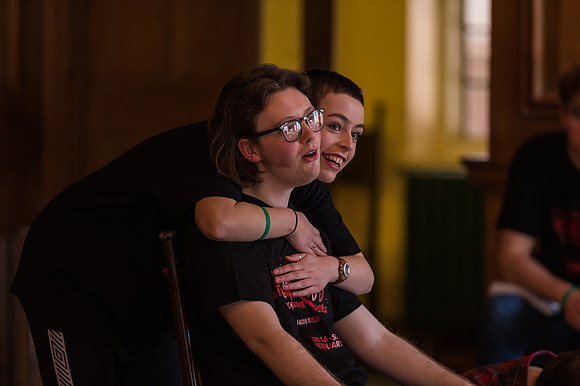 Sweeney Todd in rehearsal