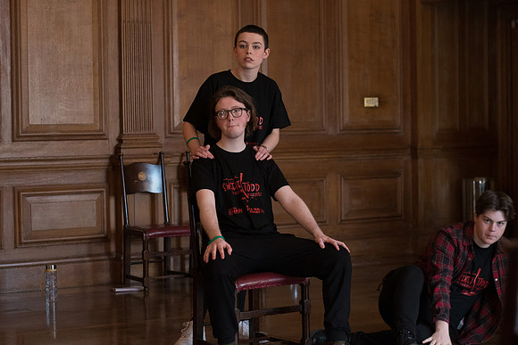 Sweeney Todd in rehearsal