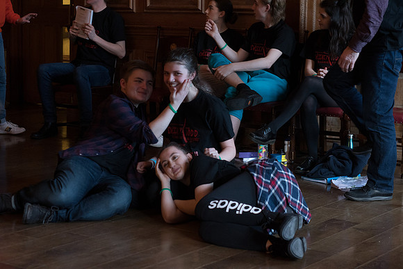 Sweeney Todd in rehearsal