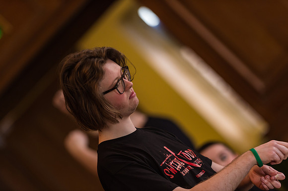 Sweeney Todd in rehearsal