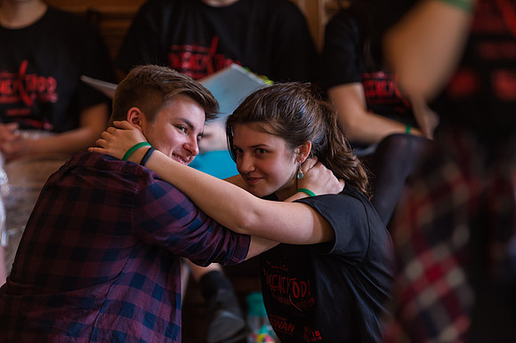 Sweeney Todd in rehearsal