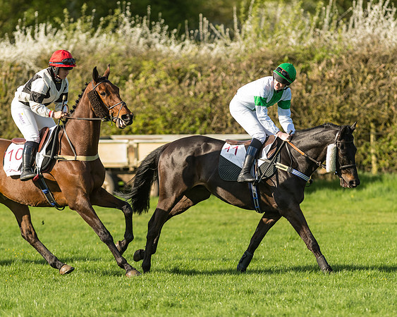 Novice riders at the Pytchley Meeting 2018