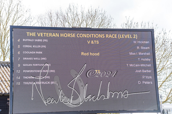 Race 1 - Veterans Conditions  (1 of 121)