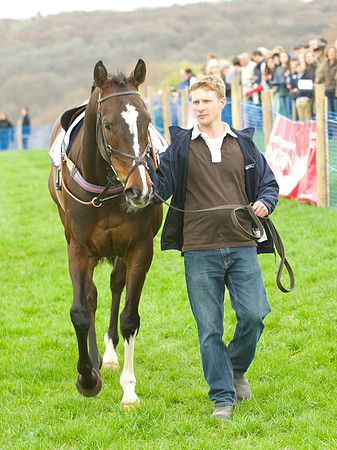 Kimblewick Hunts Point to Point at Kingston Blount Racecourse on Saturday 12th April 2014 Race 1 Confined Hunts Race.