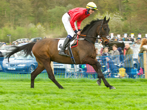 Kimblewick Hunts Point to Point at Kingston Blount Racecourse on Saturday 12th April 2014 Race 1 Confined Hunts Race.