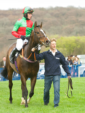 Kimblewick Hunts Point to Point at Kingston Blount Racecourse on Saturday 12th April 2014 Race 1 Confined Hunts Race.